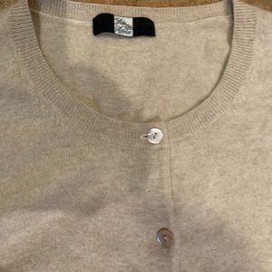 Cashmere Cardigan 3XL Oatmeal